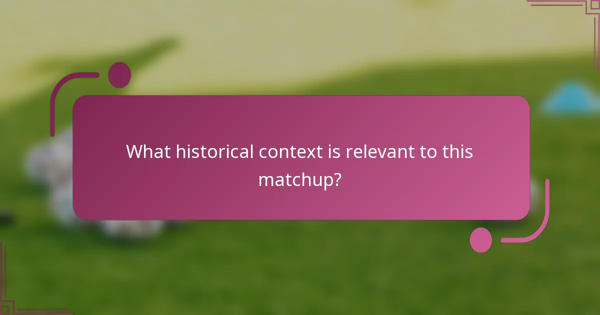 ¿Qué contexto histórico es relevante para este enfrentamiento?